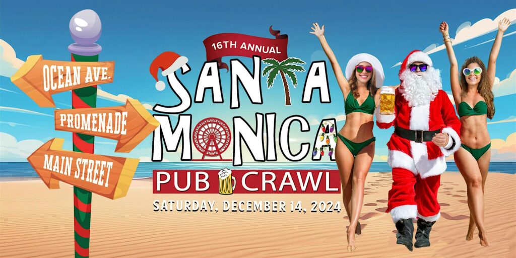 16th Annual SANTA Monica Pub Crawl