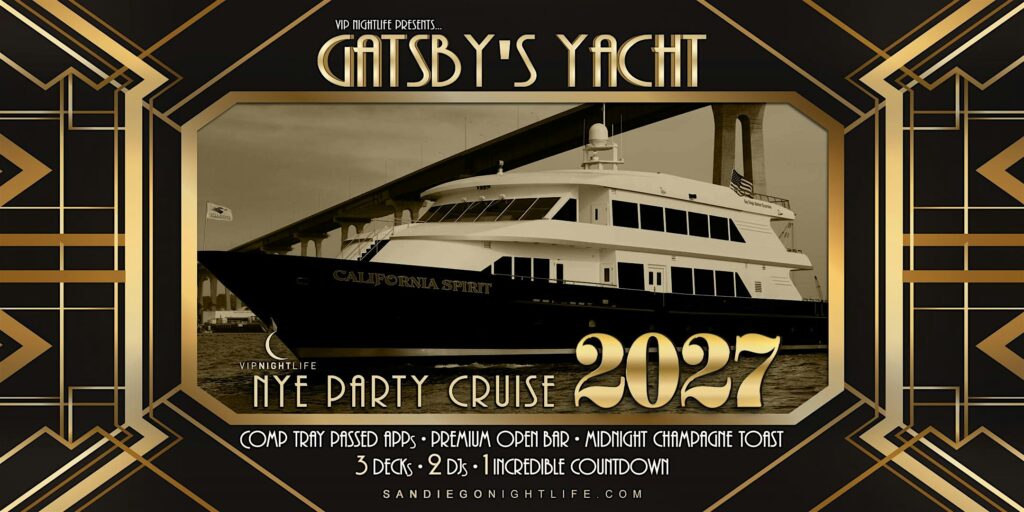 2027 San Diego New Year's Eve Party | Gatsby's Yacht