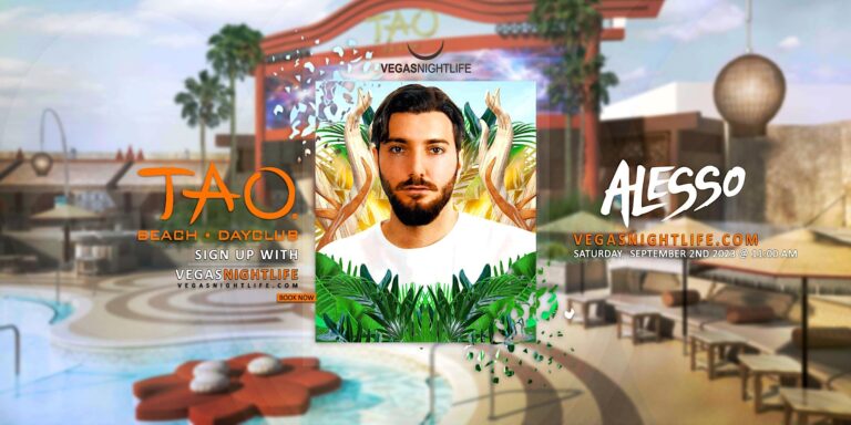 Alesso | Labor Day Weekend Pool Party | TAO Beach
