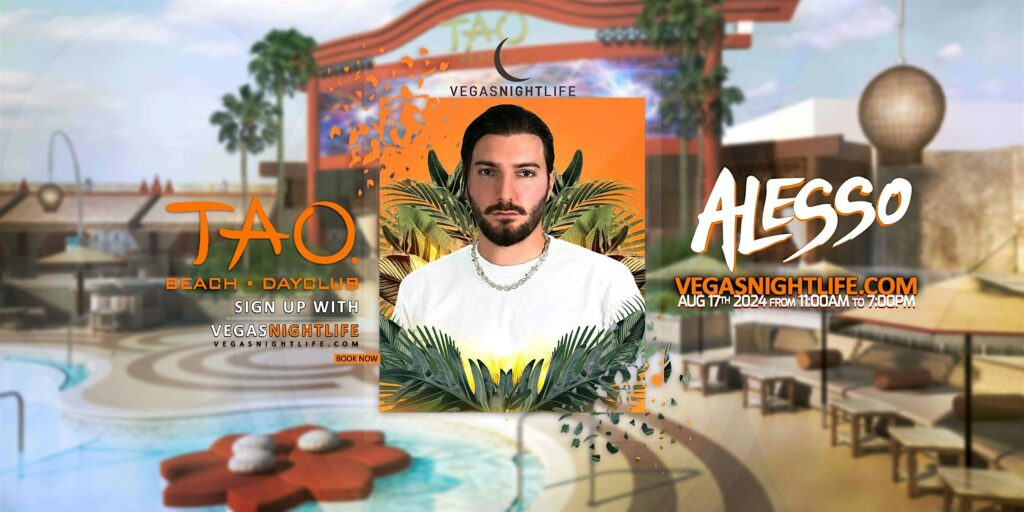 Alesso | Las Vegas Pool Party Saturday | TAO Beach