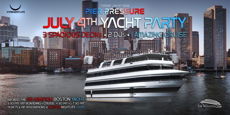 Boston July 4th Pier Pressure Day Party Cruise