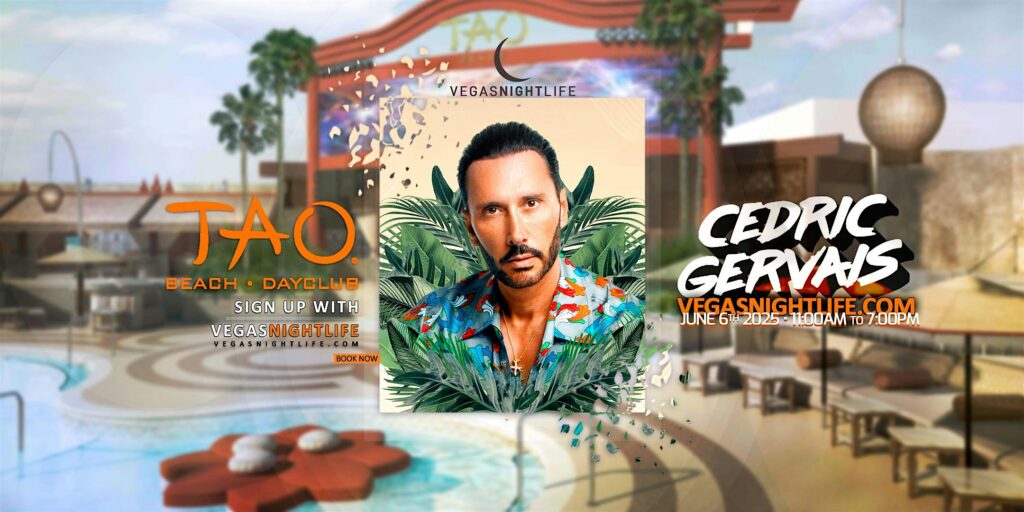 Cedric Gervais | Vegas Pool Party Friday | TAO Beach