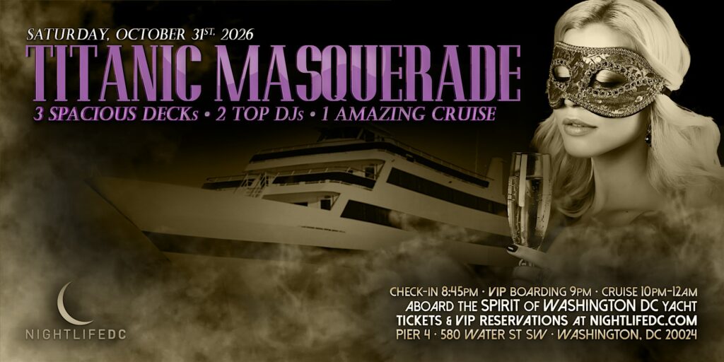 DC Halloween Party Cruise | Titanic Masquerade