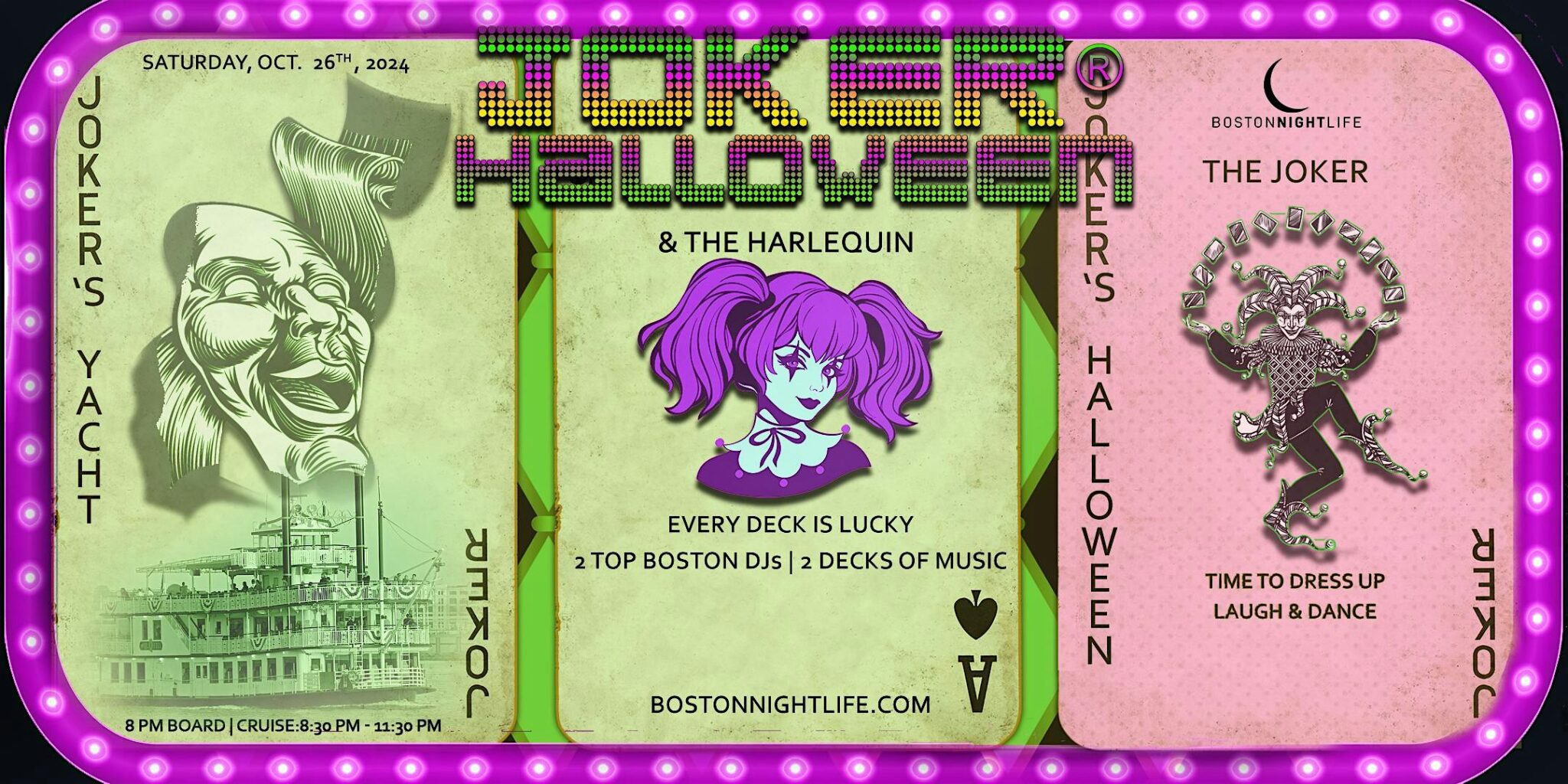 Joker Boston Halloween Party Cruise – Pier Pressure