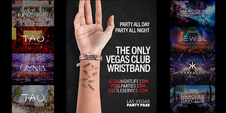 Las Vegas Party Pass | 8 Clubs x 23 Parties | Sep 19 to Sep 22
