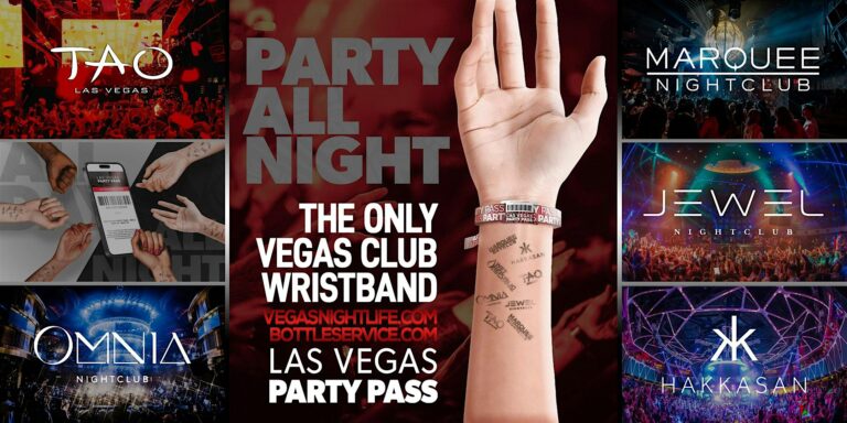 Las Vegas Party Pass | Dec 11th-14th | 5 Clubs x 9 Parties