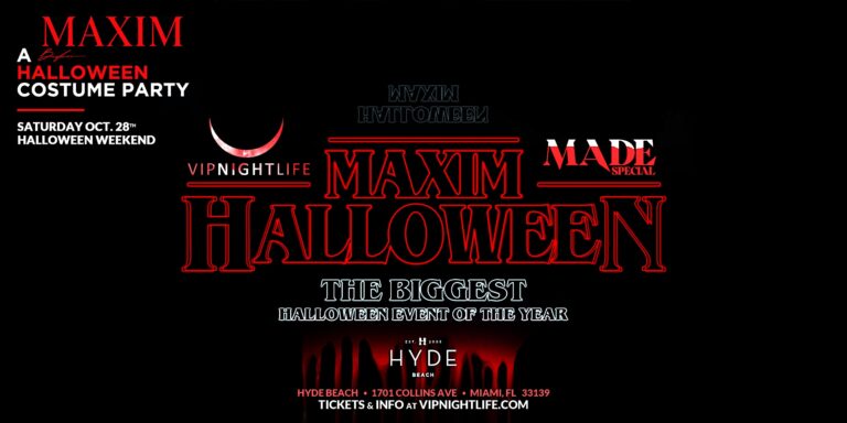 MAXIM Halloween Party Saturday - Miami