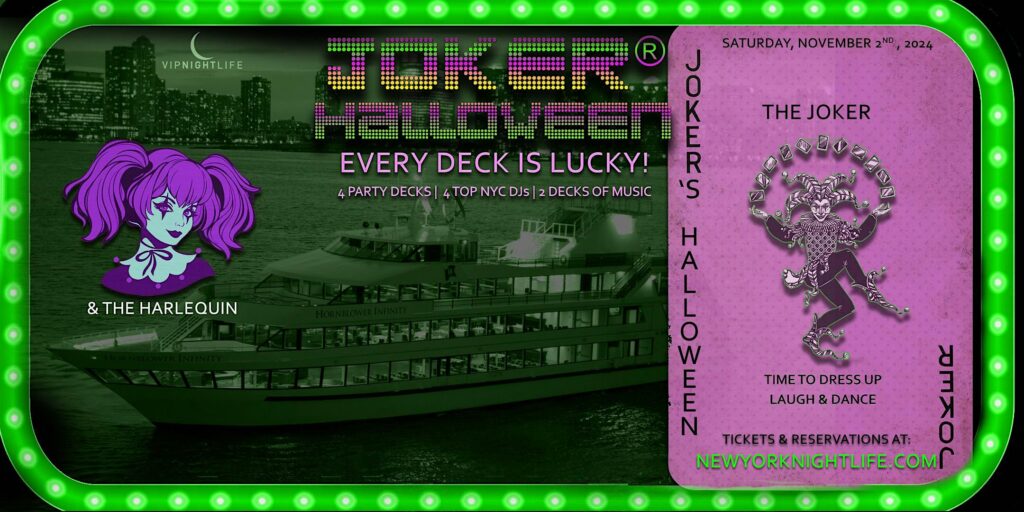 New York Joker Halloween® Party Cruise | Pier Pressure®