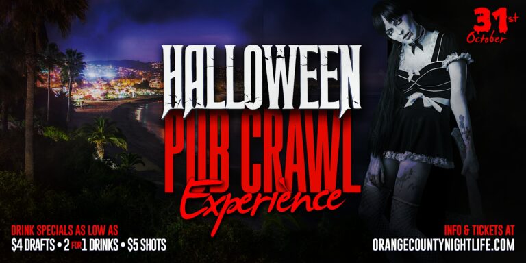 Newport Beach Halloween Party Pub Crawl 2026 Halloween Night