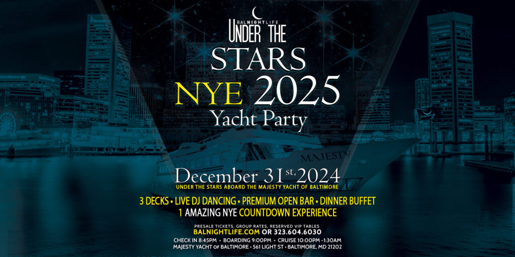 Baltimore Under the Stars New Year's Eve Yacht Party 2025