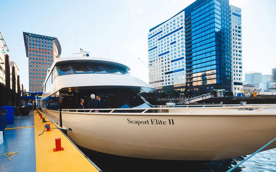 Boston Seaport Elite Luxury Yacht Exterior