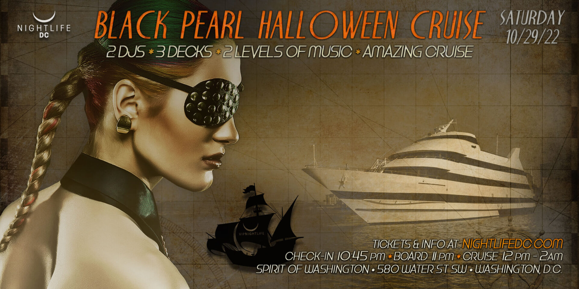 halloween yacht party dc