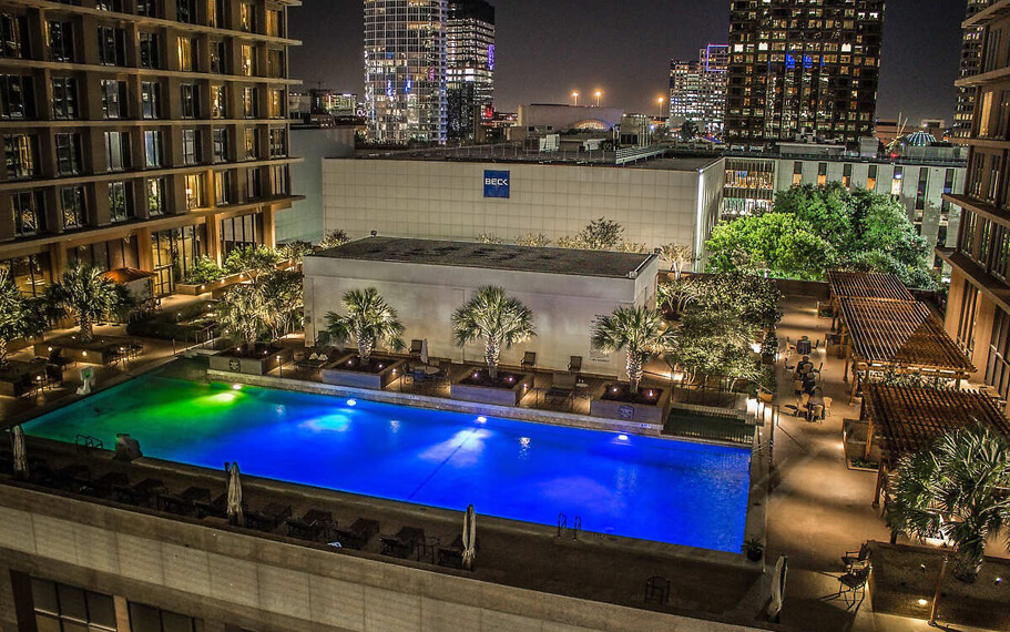 Fairmont Dallas Rooftop Pool