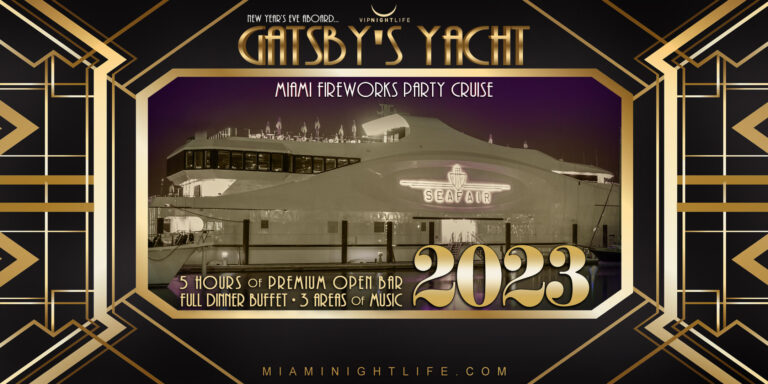 New Year's Eve 2023 Miami Fireworks Party Cruise - SeaFair Mega Yacht
