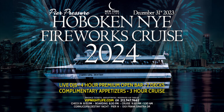 Hoboken New Year's Eve Fireworks Party Cruise 2024