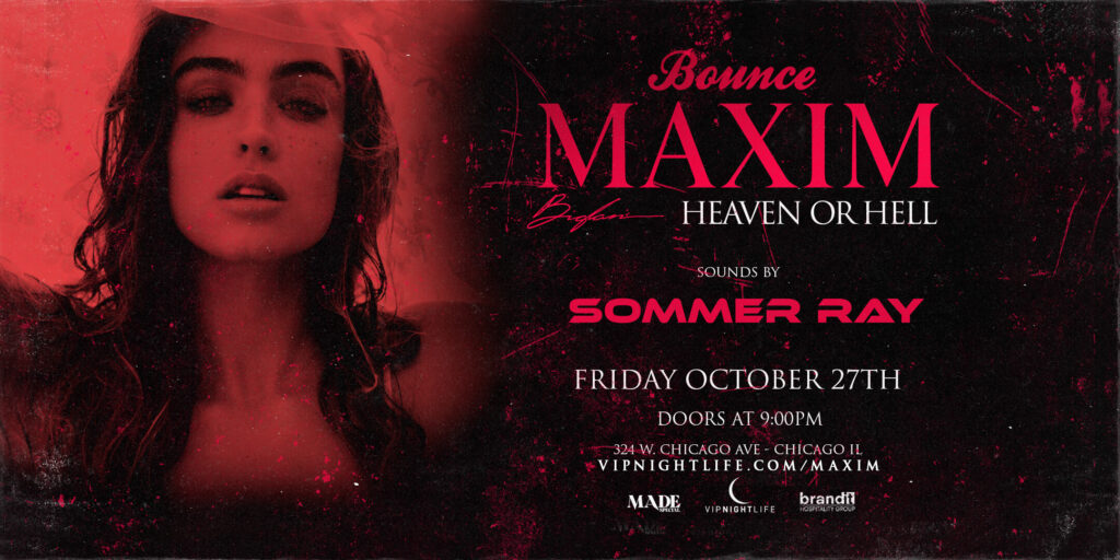 Maxim Halloween Chicago Party Friday with Sommer Ray Pier Pressure