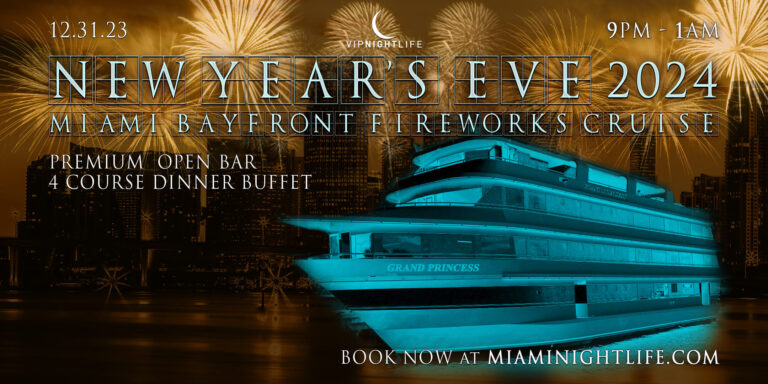 Miami New Years Eve Party 2024 | Bayfront Park Fireworks Cruise