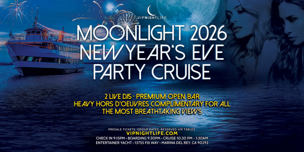 LA New Year's Eve Moonlight Fireworks Cruise 2026