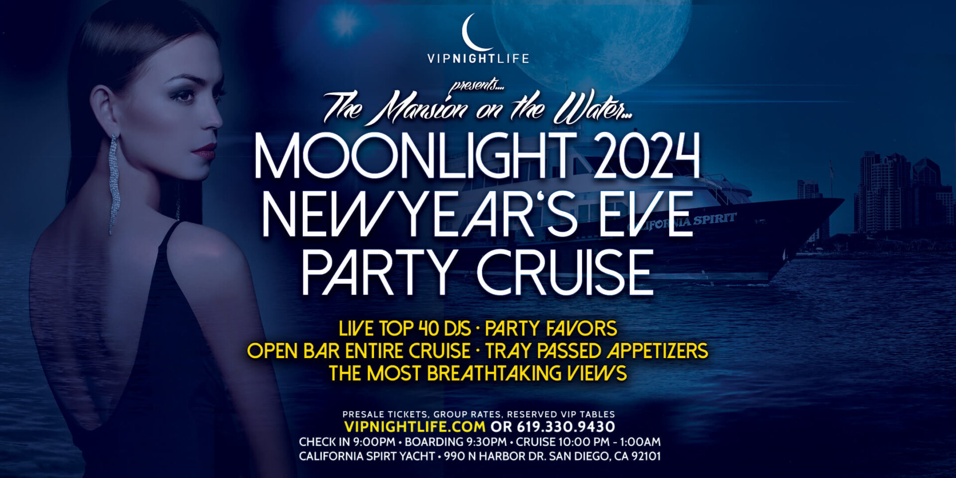 2024 San Diego New Year’s Eve Party – Pier Pressure Moonlight Cruise ...