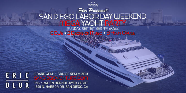 San Diego Labor Day Weekend Pier Pressure Mega Yacht Party