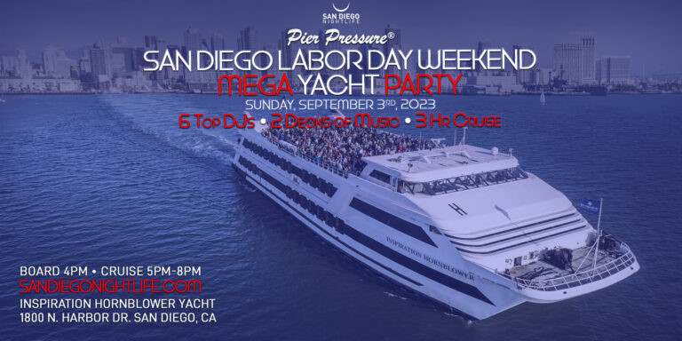 San Diego Labor Day Weekend Pier Pressure Mega Yacht Party