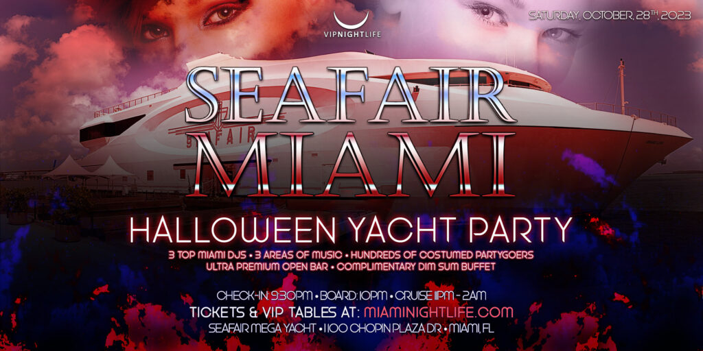 Miami Halloween Yacht Party