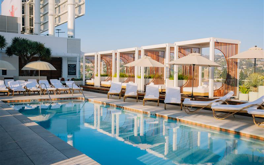 W Hollywood Hotel Rooftop Pool & WET Deck