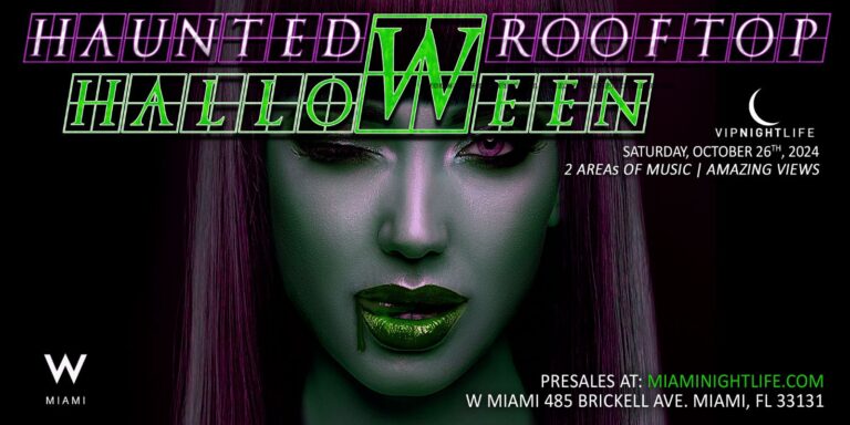 Haunted W Miami Rooftop Halloween Party