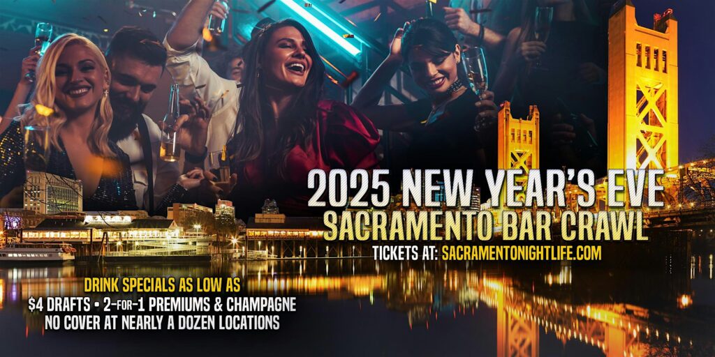 Sacramento Bar Crawl New Year's Eve Party