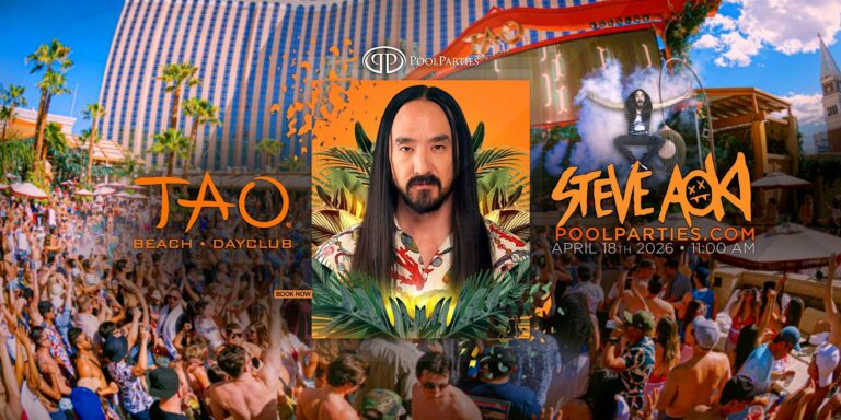 Steve Aoki | Saturday Pool Party Las Vegas | TAO Beach