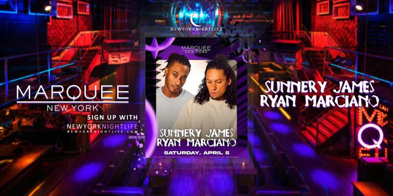 Sunnery James & Ryan Marciano | Saturday | Marquee New York Party