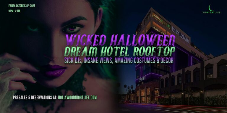 Wicked Hollywood Halloween | Dream Rooftop